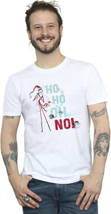Actual product image Disney Mens The Nightmare Before Christmas Ho Ho No T-Shirt (M)