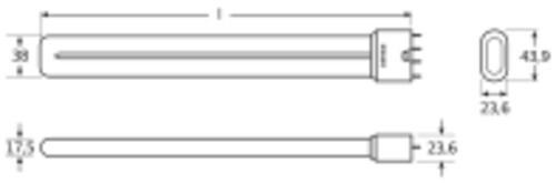 Actual product image Osram Dulux (2G11, 36 W, 2900 lm, 1 x, G)