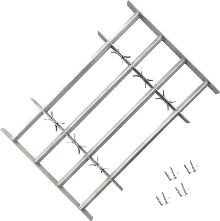 Produktbild Diverse Hardware Fenstergitter Verstellbar mit 4 Querstäben 1000-1500 mm