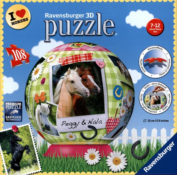 Actual product image Ravensburger All my favourite horses Ball (108 pieces)
