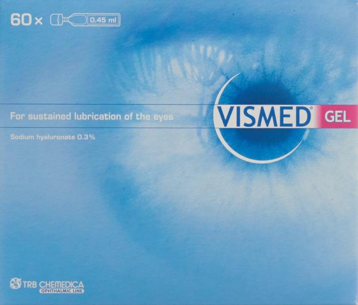 Actual product image Vismed Hydrogel (27 ml, VISMED Gel 3 mg, ml Hydrogel monodoses 60 x 0.45 ml)