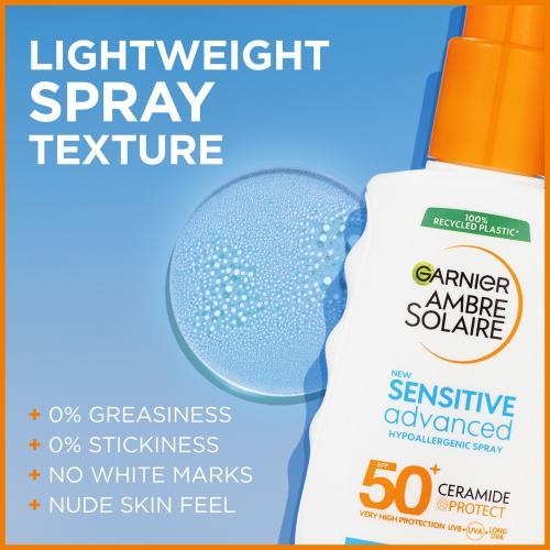 Produktbild Garnier Ambre Solaire Sensitive Advanced (Sonnenspray, SPF 50, 150 ml)