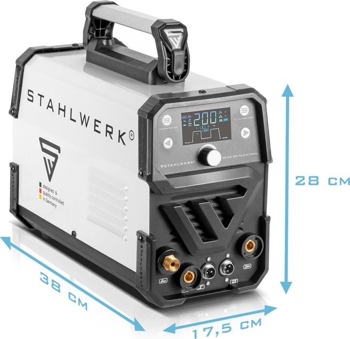 Actual product image Stahlwerk Welding machine DC TIG 200 Pulse ST Digital MMA Spot and pulse function