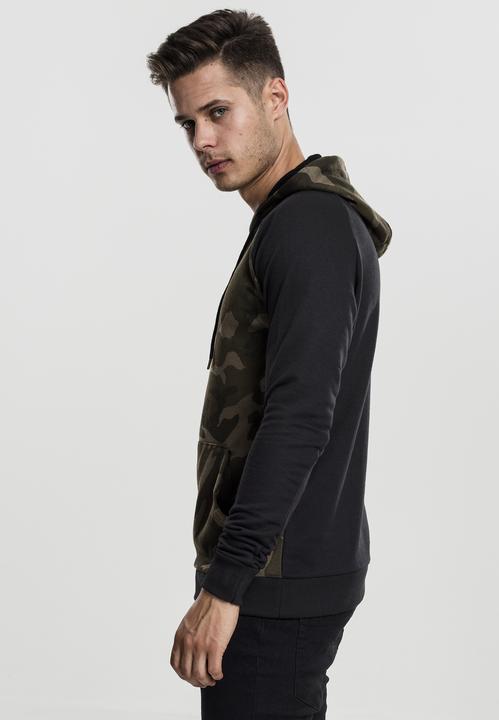 Produktbild Urban Classics Camo Contrast Raglan Hoody (S)
