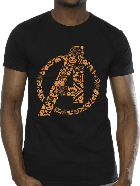 Image du produit - T-shirt AVENGERS HALLOWEEN LOGO - Homme (3XL)