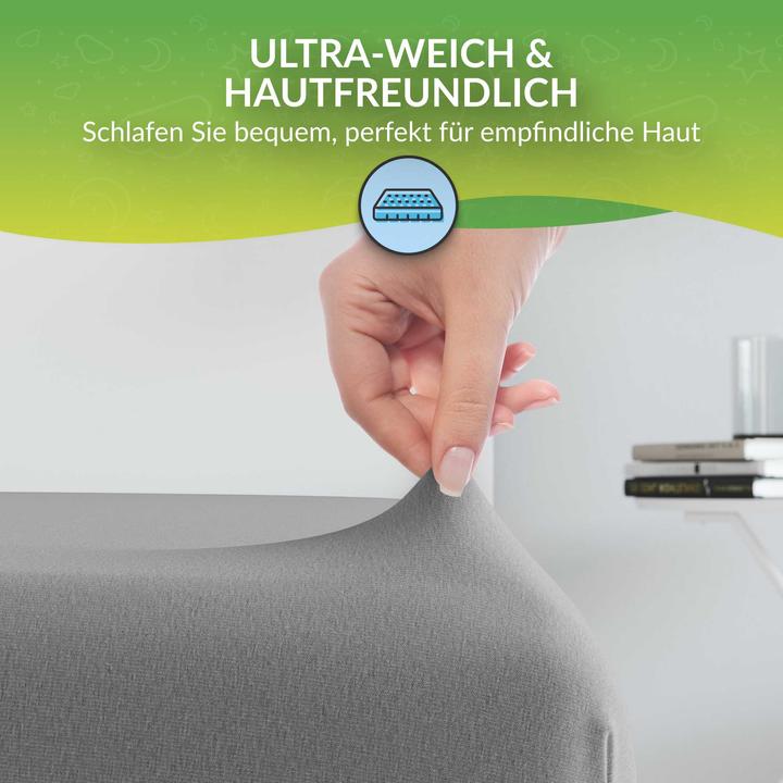 Actual product image Etérea Comfort Jersey (100 x 200 cm, 90 x 200 cm)