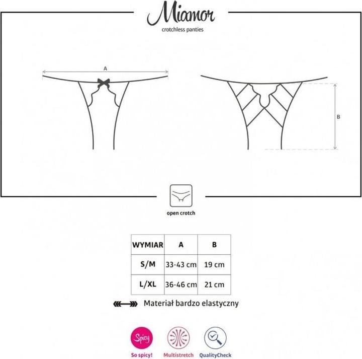 Actual product image Obsessive Miamor (S, M)