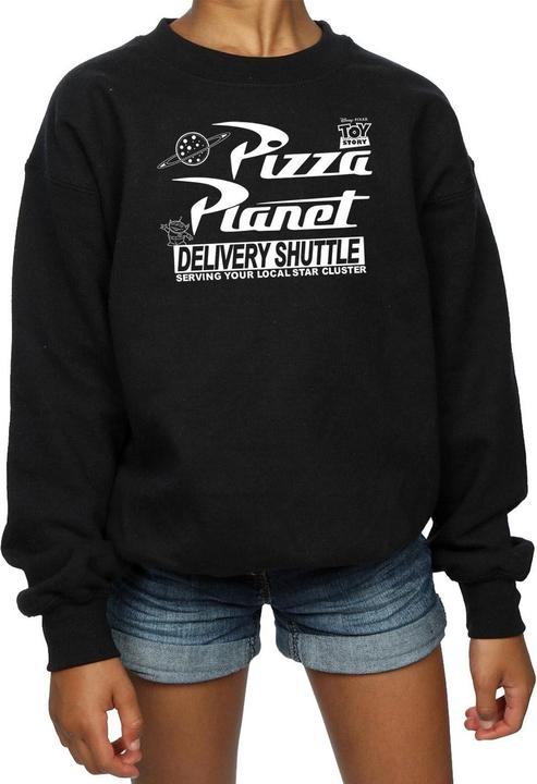 Produktbild Disney Toy Story Pizza Planet Logo Sweatshirt Mädchen (140, 146)
