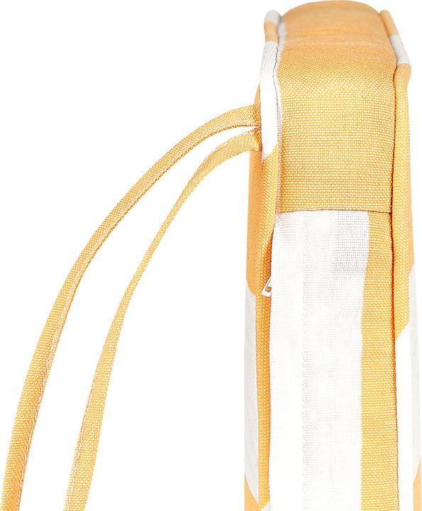 Produktbild Beliani Sitzkissen für Stuhl TOLVE 6er Set gelb / weiss gestreift 31 x 39 x 5 cm (39 x 31 cm)