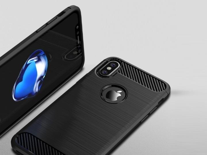 Image du produit Screenguard Apple iPhone XR Étui Carbon Brushed Soft TPU (Apple iPhone XR)