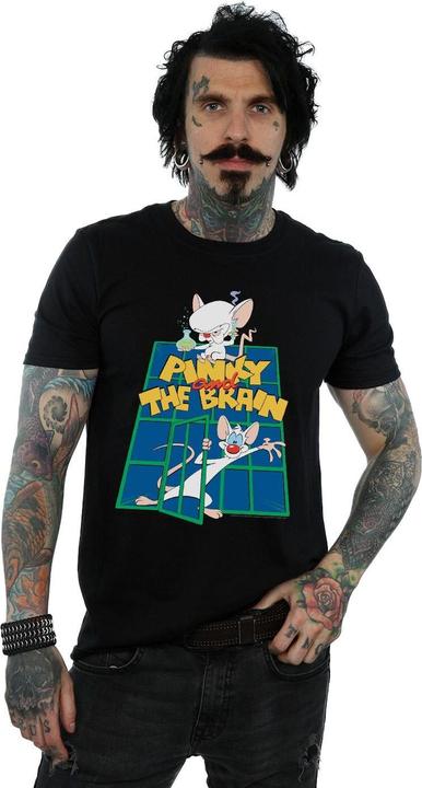 Image du produit Universal Textiles Mens Pinky And The Brain Laboratory T-Shirt (S)