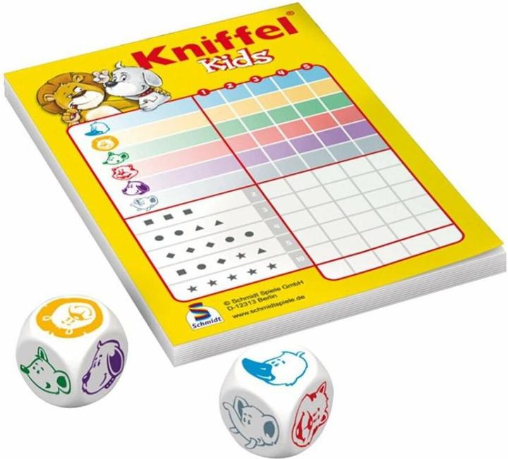 Productafbeelding Schmidt Spiele Yahtzee Kinderen Metalen Blik (Duits, Frans, Italiaans)