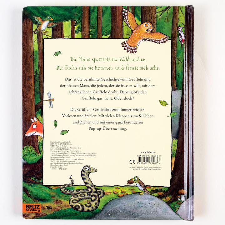 Immagine prodotto Der Grüffelo. Das Spiel- und Vorlesesebuch (Tedesco, Scheffler Axel, Julia Paperino, Monika Osberghaus, 2024)