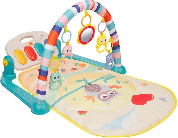 Actual product image Kikkaboo Happy Owl play arch play mat