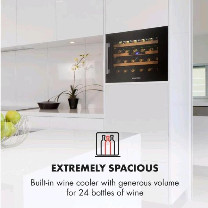 Immagine prodotto Klarstein Frigorifero per vino Vinsider 24 Onyx EditionG