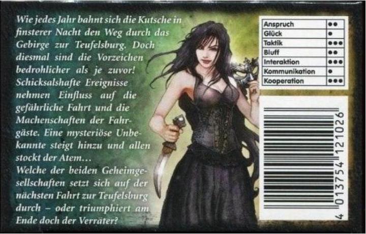 Produktbild ADL01026 - Kutschfahrt zur Teufelsburg - Die Dunkle Prophezeiung, ab 12 Jahren (GB, DE-Erweiterung) (Englisch)