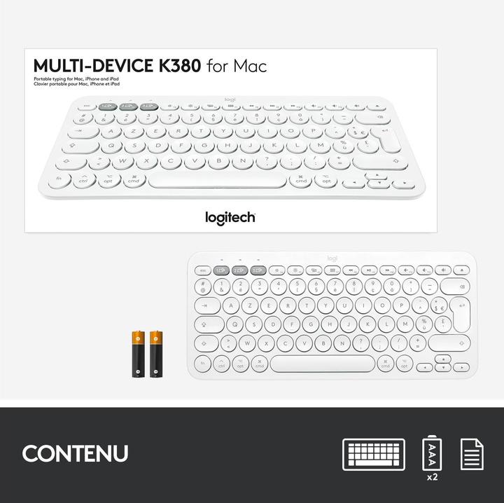 Actual product image Logitech K380 (CH, Wireless)