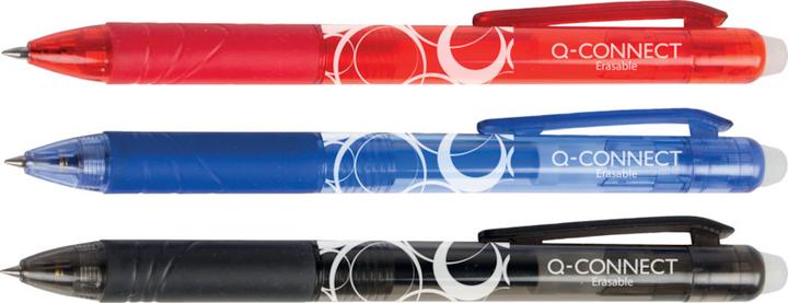 Actual product image Q-Connect Roller Erasable Ink (Black, 10 x)
