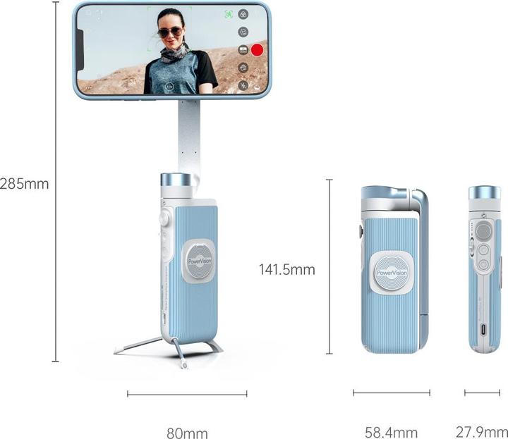 Image du produit PowerVision S1 Gimbal Explorer Kit (Smartphone, 0.22 kg)