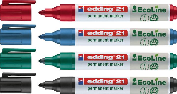 Actual product image Edding Permanent marker 21 (Black, 3 mm, 1 x)