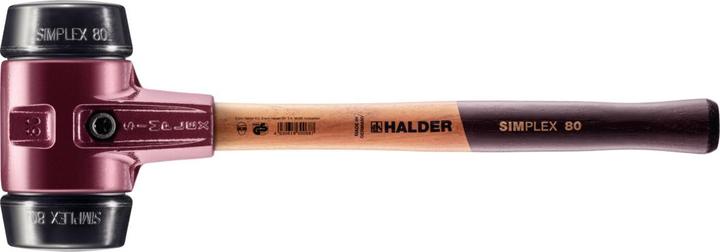 Image du produit Halder Marteau de protection SIMPLEX 80 COMPOSITION GOMME TE SIMPL (2870 g)