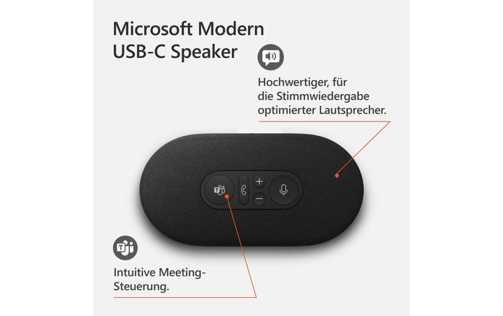Actual product image Microsoft Modern USB-C Speaker