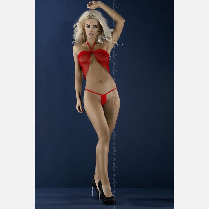 Produktbild Me Seduce rotes Set Diana Dessous Bibi (XXL)