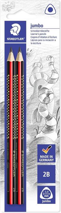 Actual product image Staedtler Tricki Dicki writing pencil 2B2s (2B, 2 x)