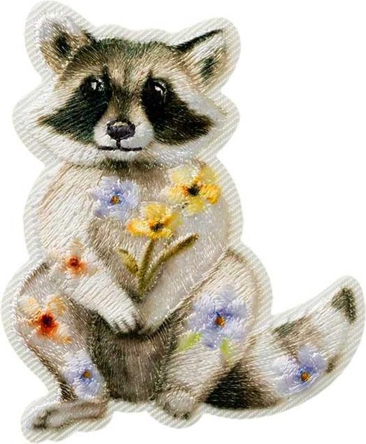 Actual product image Mono Quick Waschbär mit Blumen (1 x)