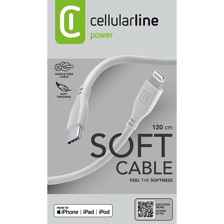 Image du produit Cellularline Souple 1,2 m Gris (1.20 m, USB 3.2 Gen 2)