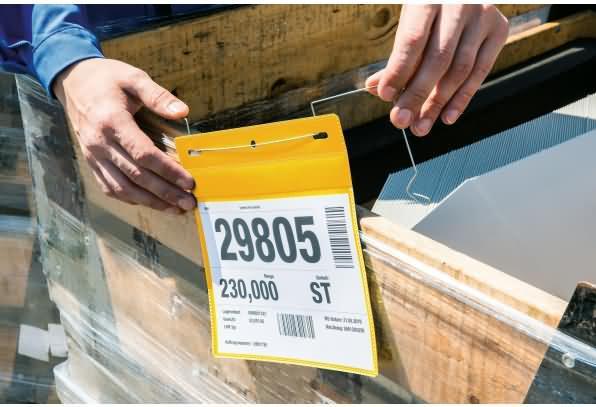 Immagine prodotto Durable Buste per cartellini con gancio (A4, Attraverso)