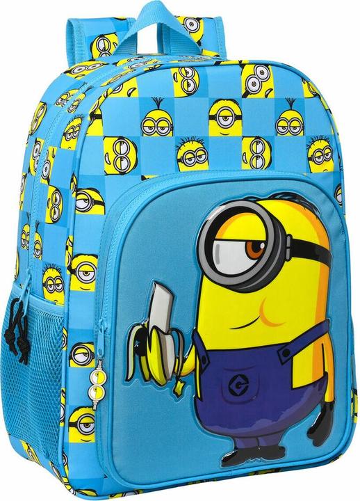 Produktbild Minions Schulrucksack Minionstatic Blau (33 x 42 x 14 cm) (14 l)