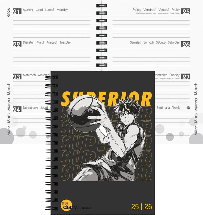 Immagine prodotto Biella Agende scolastiche mydiary Wire-O (12 x 16,5 cm, Multilingue)