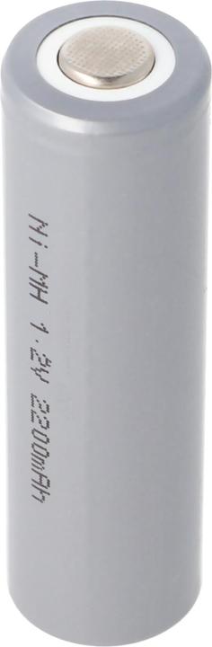 Produktbild AccuCell Akku HHR2200 Mignon AA Zelle NiMH Akku Flat Top mit (AA, 2200 mAh)