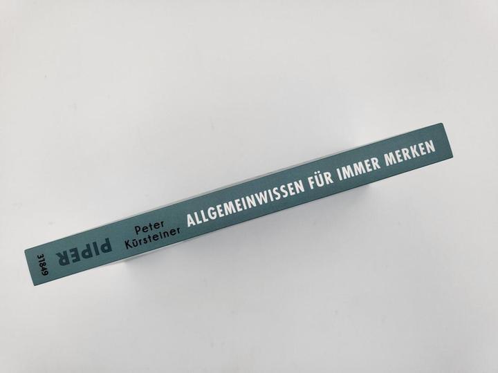 Immagine prodotto Allgemeinwissen für immer merken (Tedesco, Peter Kürsteiner, 2023)