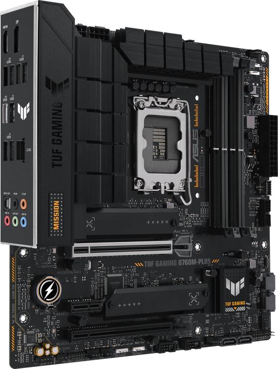 Productafbeelding ASUS MB TUF GAMING B760M-PLUS (Intel,1700,DDR5,mATX) (LGA 1700, Intel B760, mATX)