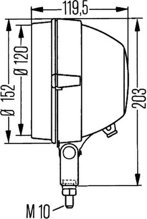 Image du produit Hella Projecteur de travail halogène pour CASE