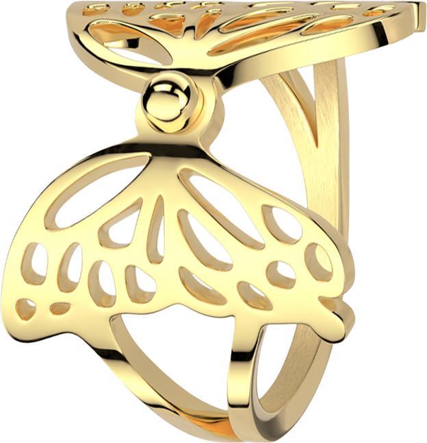 Image du produit Star Piercing Bague plaquée or papillon (20, 950 Platine)