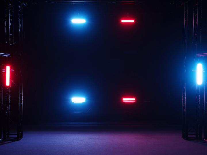 Actual product image Eurolite LED Strobe SMD PRO 132 DMX RGB (0.20 W)