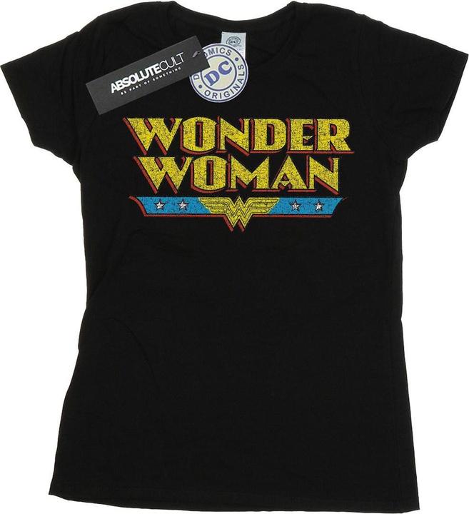 Immagine prodotto Wonder Woman Crackle Logo Maglietta Donna (L)