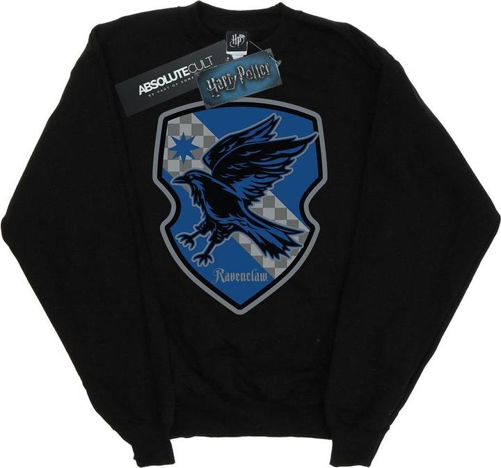 Actual product image Womens/Ladies Ravenclaw Crest Flat Sweatshirt (L)