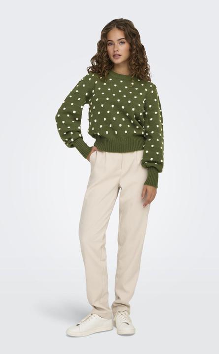 Produktbild JdY Normal geschnitten Hoch geschlossen Lange Bündchen Puffärmel Pullover Strickpullover (XXL)