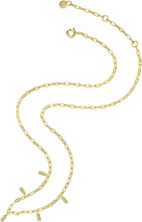 Image du produit Glanzstücke München Femmes argent sterling or jaune 40,0 cm chaîne de base + 5,0 cm d'extension - 28419 (Argent Sterling, 40 - 45 cm)