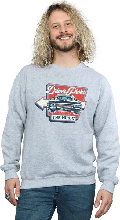 Immagine prodotto Supernatural Driver Picks The Music Felpa Uomo (XXL)