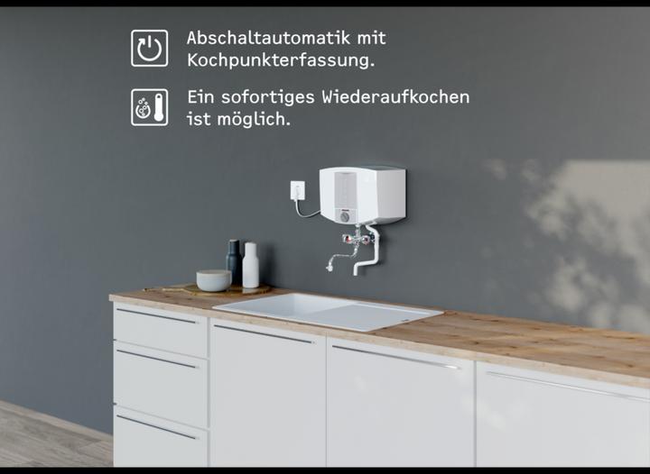 Image du produit Stiebel Eltron KBA 5 KA Appareil de fin de cuisson, plastique, 5 litres, robinetterie chromée