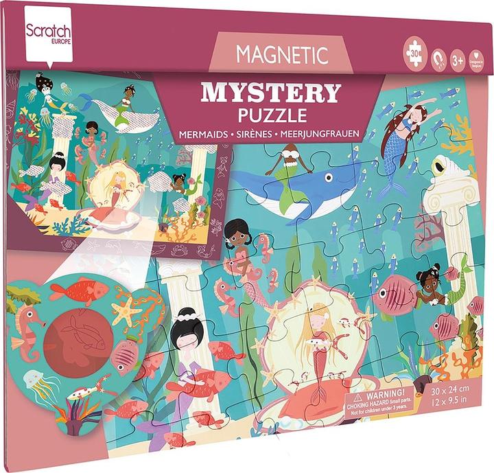 Produktbild Scratch Magnetisches Entdeckerpuzzle Meerjungfrauen (30 Teile)