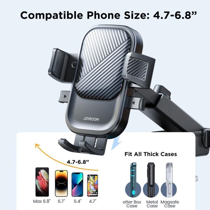 Produktbild Joyroom JR-OK6 Autotelefonhalter am Armaturenbrett – Schwarz