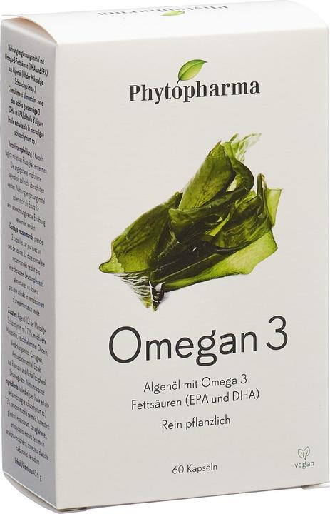 Produktbild Phytopharma Omegan 3 Vegan Algenoel Kapseln (1 Stück, Kapseln, 75 g)