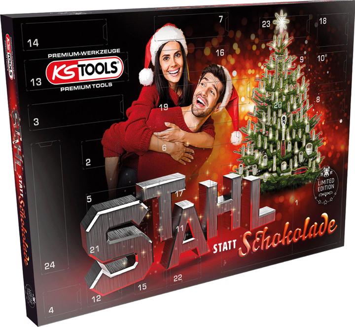 Productafbeelding KS Tools Adventskalender, inbusset 131 st - 999.4444