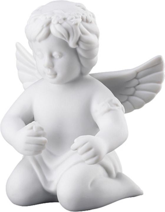 Produktbild Rosenthal Engel mittel - Weiss matt - Engel mit Blumenkranz